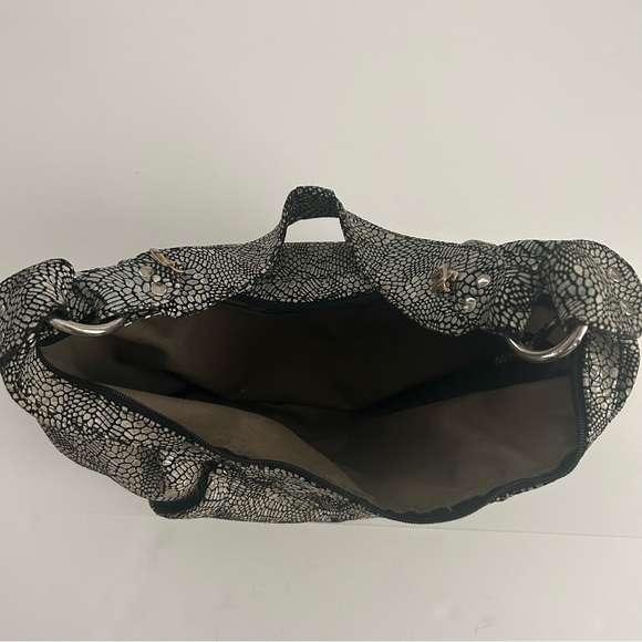 Amalfi Snake Print Hobo Handbag - Picture 5 of 8